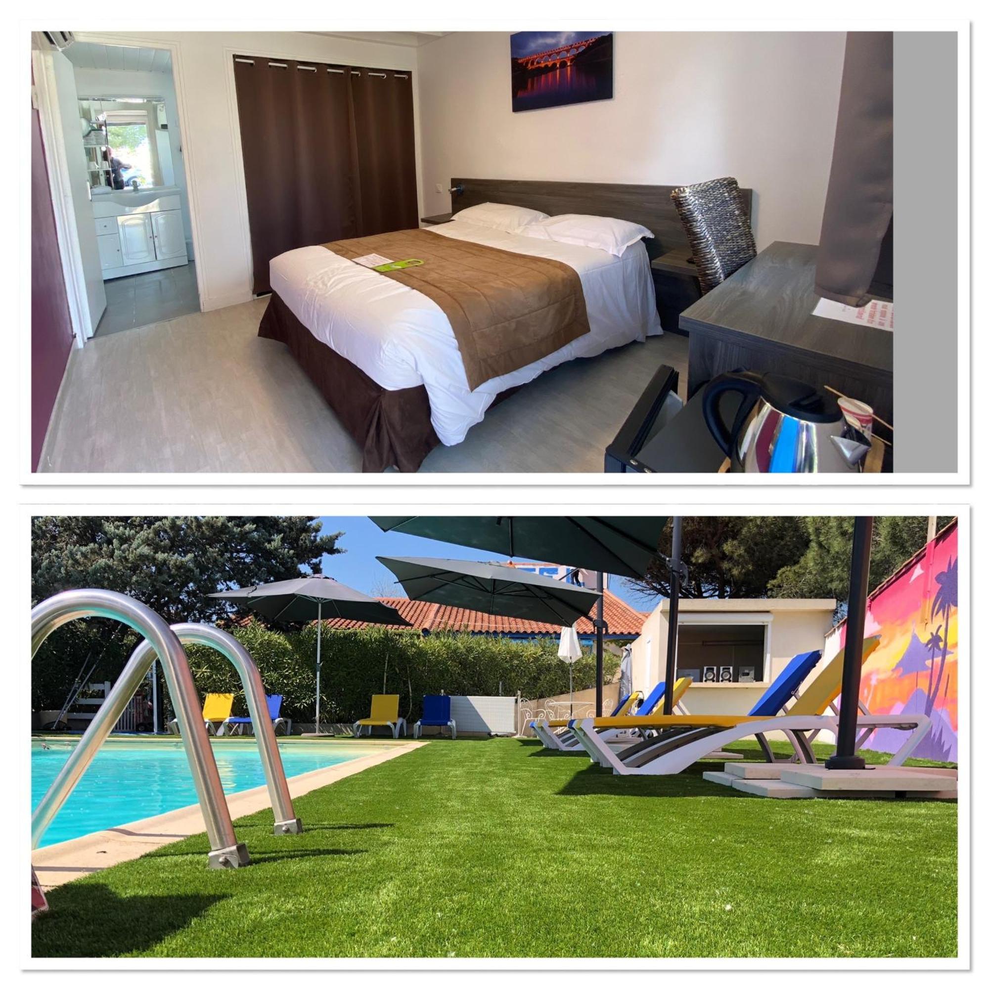 Hotel Des 4 Vents "Esprit Camargue" Aigues-Mortes Bagian luar foto