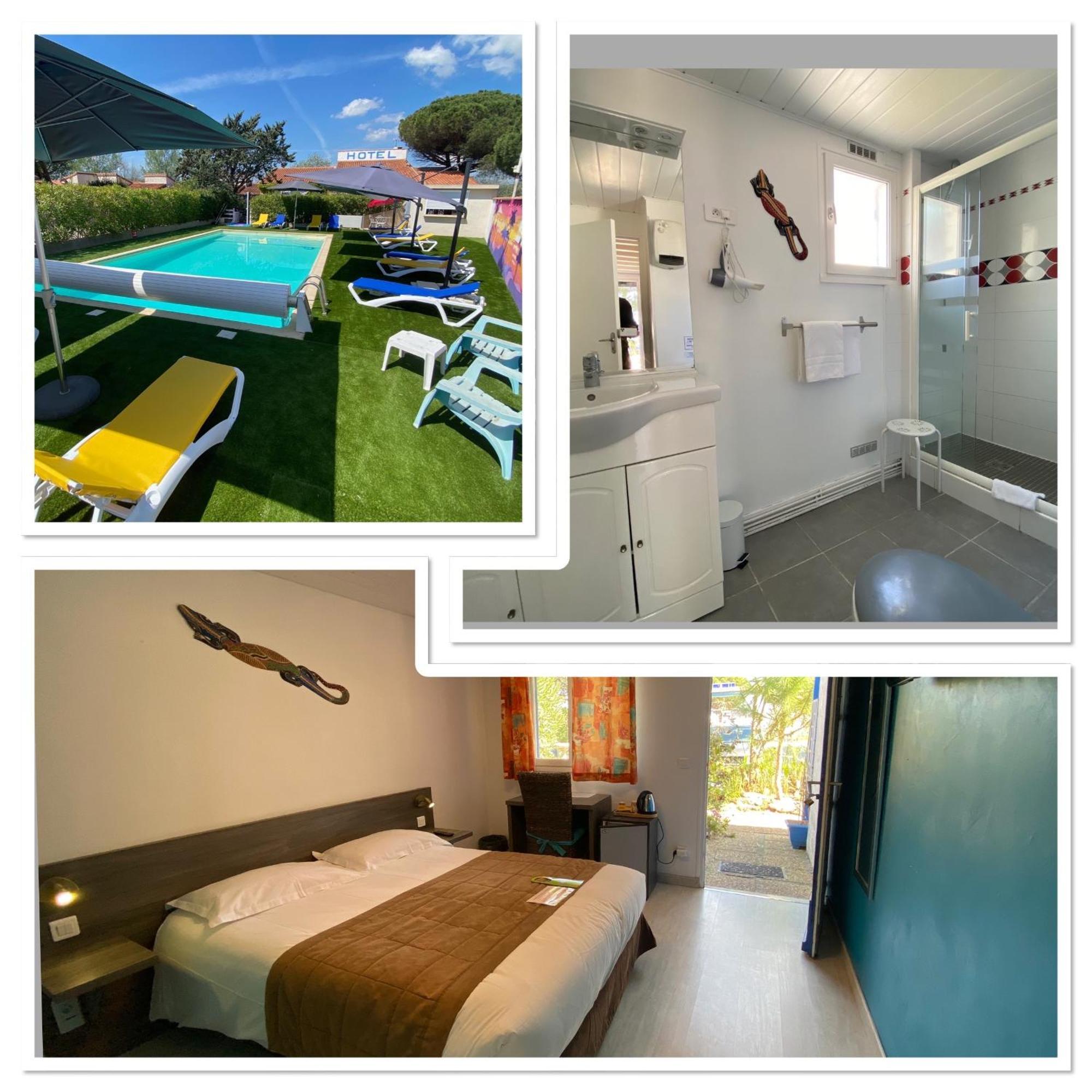 Hotel Des 4 Vents "Esprit Camargue" Aigues-Mortes Bagian luar foto